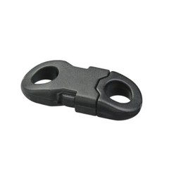 30/50X Buckles Black For Paracord Bracelets Plastic Safety Clasp Side Release