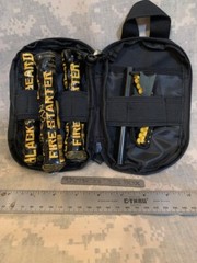 Black Beard Fire CAPTAIN’S LOOT KIT – (3) Fire Starters, (1) Ferro Rod & Case!