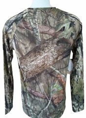Mossy Oak Camo Shirt Small 34/36 Mens Camouflage Top Long Sleeve Hunting Clothes