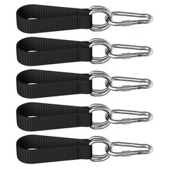 Reliable Tree Swing Straps with Hook Ring Pack of 5 for Gym and Outdoor Use