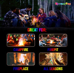 Mystical Fire Color Changing Packets – Colorful Fire Changer Packets 50Pk | 50-P