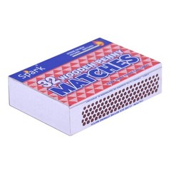 500 PACK Wooden Penny Matches 32 Count Strike On Box Kitchen/Camping/Fire/Candle
