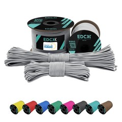 Paracord 2mm Nylon Paracord 275 15, 30, 50 and 100 m – 100% Nylon Rope, 3 Strand…