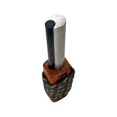 Fire-Fast Kamper Lanyard Ferro Rod Magnesium Fire Starter Camping Hiking