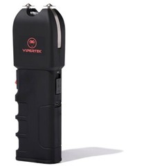 VIPERTEK 700BV Rechargeable Stun Gun with 2 APE Keyring Pepper Spray