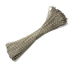 Paracord Rope 2mm Reflective 3 Strand Core Nylon Tent Camping Lanyard Cord