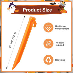 Plastic Inflatable Stakes Set for Halloween Christmas Holiday Inflatables Garden