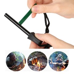 Outdoor Survival Fire Starter Camping Flint Fire Stick Striker Flint Ferro Rod