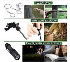 New Outdoor Emergency Survival Gear and Equipment 14 in 1 Tactical Survival Tool