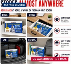 The Survival Box, 1-Person, 3-Day Emergency Kit Includes 5 Year Em
