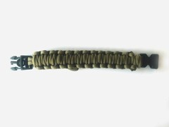 Military/Law Enforcement Adjustable Survival Paracord Bracelet w/Handcuff Key