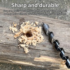 Carbon Steel Manual Auger Manual Survival Drill Center Drill Outdoor Hand Drill