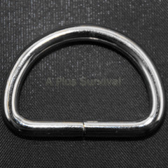 Lot of 10 Metal Welded 1.5″ D-Ring Paracord Bracelets Dog Pet Collars Leashes