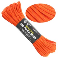 ATWOOD USA Reflective Paracord 550 Type III 7Strand 4mm AUTHENTIC small batch