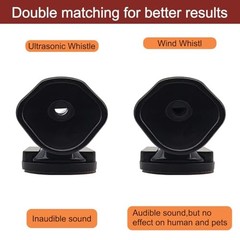 4 Pcs Deer Whistles Wildlife Warning, Wind Activated Deer Warning Style 2