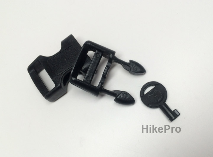 Snap-In Curved HD Buckle 5/8 w hidden Handcuff Key USA – Paracord Escape Evasion