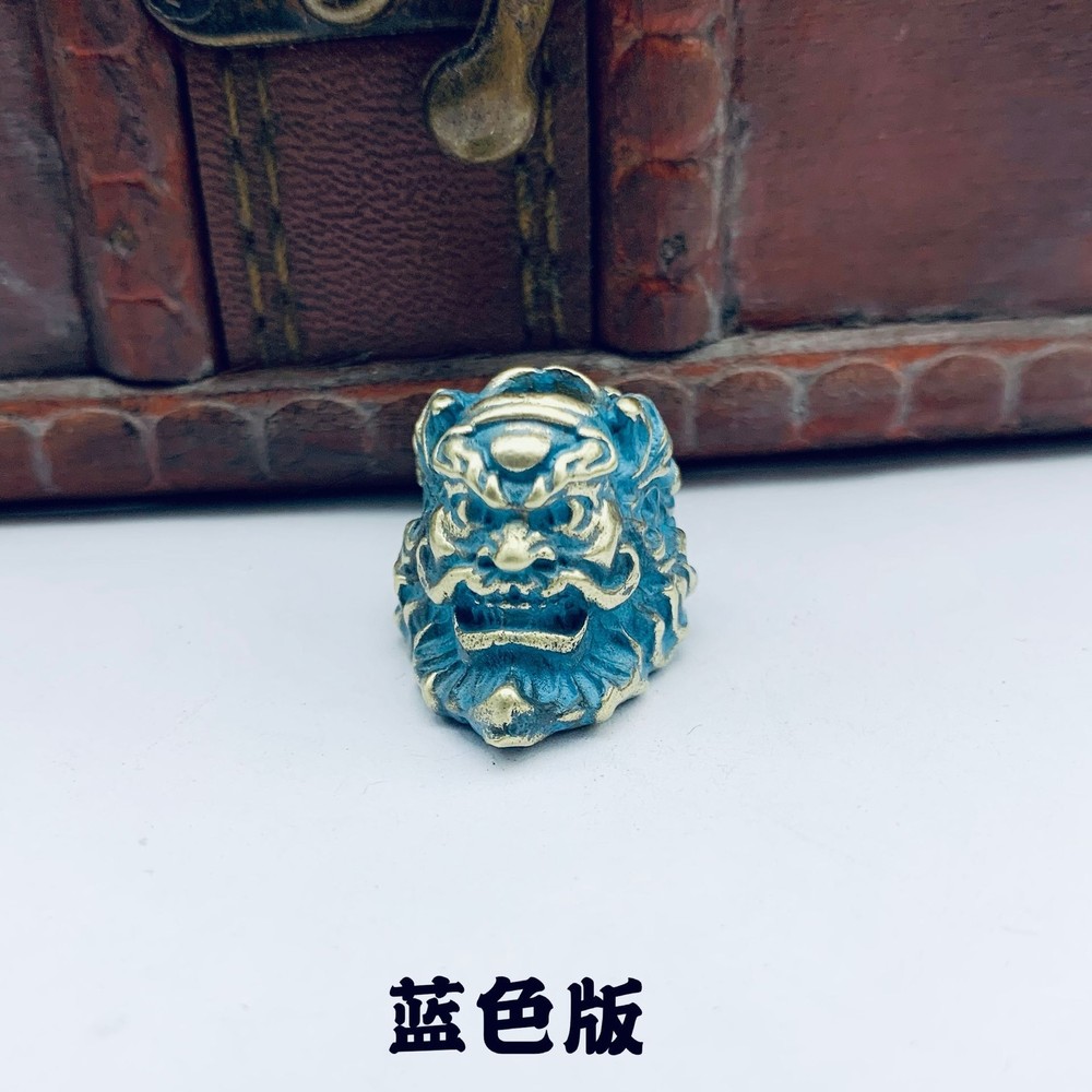 Retro Brass ChungKuel beads keychain DIY accessories paracord beads