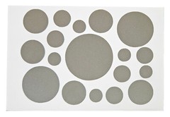 x-repair 18pcs Self Adhesive Repair Patches Circles Repair Stickers Nylon