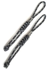 Paracord Lanyard/Keychain 550 Snake Knot + Nordic Beads (2 Pack)