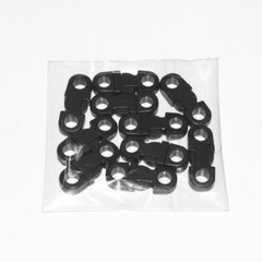 50Pcs Buckles Black For Paracord Bracelets Plastic Safety Clasp Side Release
