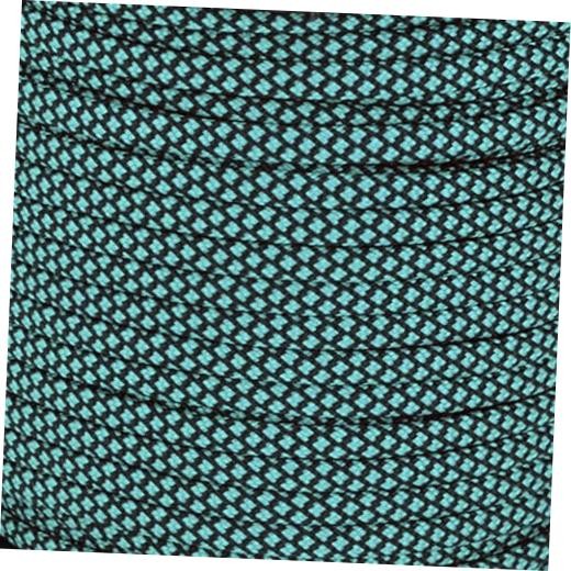 Diamond Pattern Paracord 550,5/32 in x 164 ft 4mm – 7 strand – 164FT Blue Black