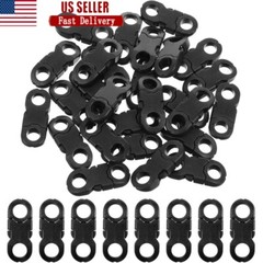 25 Pcs Mini Breakaway Plastic Buckles Side Release Paracord Bracelet Clasp New