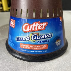 Cutter Citro Guard Citronella Candle New Repels Mosquitoes Burns Up to 40 Hours
