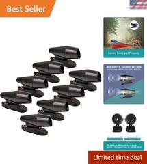 Universal Fit 8Pcs Black Deer Whistles – Save Wildlife & Reduce Collisions