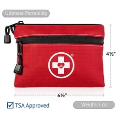 Swiss Safe 2-in-1 First Aid Kit for Car, Travel & Home, 1 Pack,