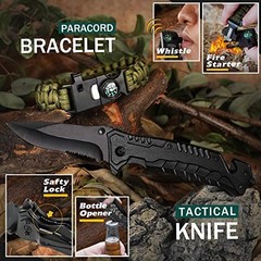 Gifts for Men Dad Husband Him, Survival Kit 14 in 1, Survival Gear and