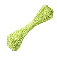 Paracord Rope 2mm Reflective 3 Strand Core Nylon Tent Camping Lanyard Cord