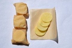 Natural Beeswax Handmade Firestarters (16 pieces, 64 fires)