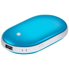 Portable Hand Warmer 5000mAh Power Bank Rechargeable Pocket Warmer Double-Sided