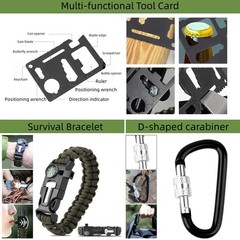 Tactical Drill First Aid Equipment Hunting Survival Challenge Tool Kit