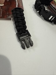 Secureline 550 lb. Survival Bracelet Military Grade Paracord Size Medium Lot 2