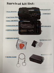 11in1 Outdoor Emergency Survival Gear Kit Camping Hiking Survival Gear Tools Kit