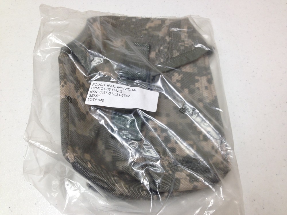 ACU SEKRI MOLLE II IFAK POUCH FIRST AID INDIVIDUAL KIT ARMY ISSUED NEW 3647