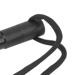 12Pcs/Set Black Aluminium Parachute Cord Needles Set Bracelets DIY Knitting Tool