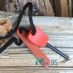 Emergency Fire Starter Flint Steel Striker Survival Kit Ferro Rod Camping Tools