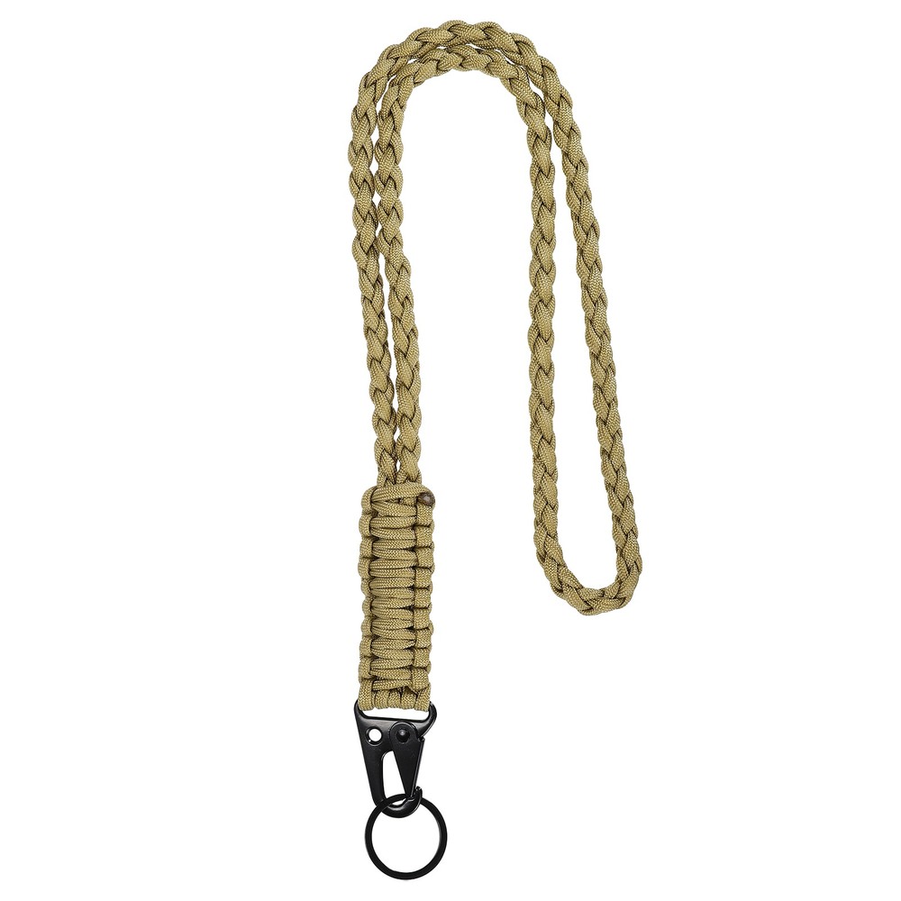 Heavy Duty Braided Paracord Lanyard, Khaki