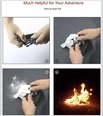 Adjustable Lifesaving Bracelet Compass Whistle – A0024