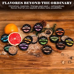 Natural Wood Chips for Cocktail Smoker, 12 Flavors Wood Chips Including Apple…