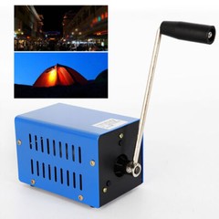 Portable Hand Crank Dynamo Charger Emergency USB Generator High Power