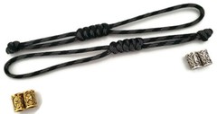 Paracord Lanyard/Keychain 550 (Touch of Gry) Nordic Runes – 3 Variations 2 Pack
