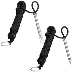 2 Pcs 10 ft 550lb Paracord Fishing Stringer Heavy Duty Fish Stringer for Caug…
