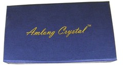 Amlong Crystal 6 inch Optical Glass Triangular Prism for Small, Silver