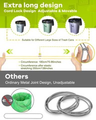 Large Rubber 6 pcs long, 6pcs (black,gray,white,blue,greeness,yellow)