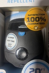 Thermacell Rechargeable Mosquito Repeller – Black New in box see photos