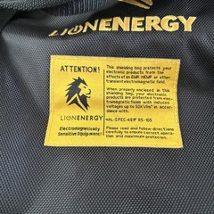 Lion Energy Electronics Shielding EMP Bag Oversized LARGE R5-105 EUC