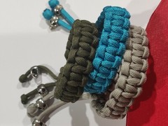 3 PACK HANDMADE UNISEX MAD MAX FURY ROAD STYLE 550 PARACORD BRACELETS